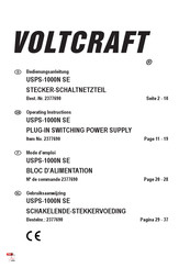 VOLTCRAFT USPS-1000N Mode D'emploi