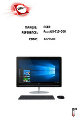 Acer ASPIRE U5-710-006 Manuel D'utilisation