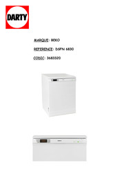 Beko DSFN 6830 Mode D'emploi