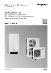 Viessmann Vitocal 200-S AWB-E 201.C16 Notice De Montage Et De Maintenance