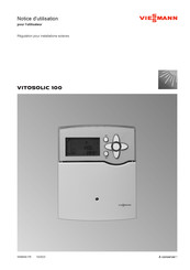 Viessmann VITOSOLIC 100 Notice D'utilisation Pour L'utilisateur