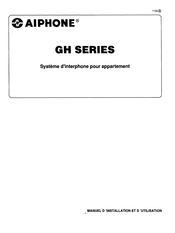 Aiphone GH Serie Manuel D'installation Et D'utilisation