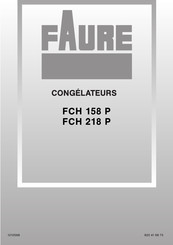 FAURE FCH 158 P Mode D'emploi