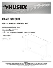 Husky HOLT62XDB12CA Instructions D'assemblage