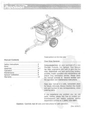 Precision TCT25FB Manuel D'utilisation