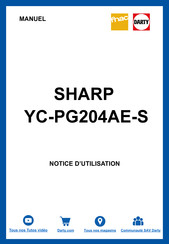 Sharp YC-PG284AE Manuel D'utilisation