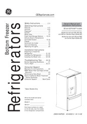 GE Profile GFER27GGDBB Manuel Du Propriétaire Et Instructions D'installation