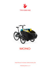 TRIOBIKE MONO Instructions Originales