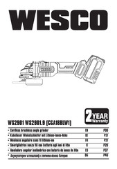 Wesco CGA18BLW1 Notice Originale