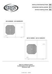 Argo AEI1G80EMX3PH Notice D'installation