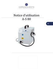 Harnisch+Rieth A-S 80 Notice D'utilisation