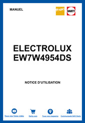 Electrolux EW7W4954DS Notice D'utilisation