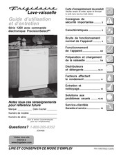 Frigidaire 1200 Série Guide D'utilisation Et D'entretien