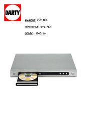 Philips DVD 733 Mode D'emploi