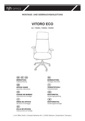 hjh OFFICE VITORO ECO 729455 Instructions De Montage Et D'utilisation