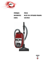 Miele BLIZZ CX1 CAT&DOG POWERL Mode D'emploi