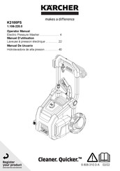 Kärcher K2100PS Manuel D'utilisation