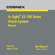 Cognex In-Sight EZ-742 Manuel