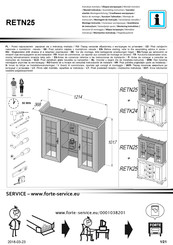 Forte RETN25 Notice De Montage