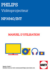 Philips NeoPix Easy NPX640/INT Manuel Utilisateur