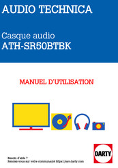 Audio-Technica ATH-SR50BTBK Manuel De L'utilisateur