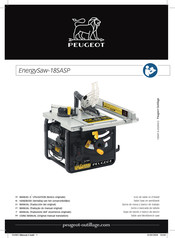 PEUGEOT EnergySaw-185ASP Manuel D'utilisation