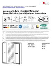 Rauch Modi 68799.4260 Instructions De Montage