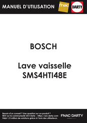 Bosch SMS4HTI48E Manuel D'utilisation