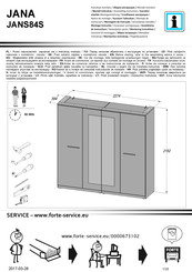 Forte JANA JANS84S Notice De Montage