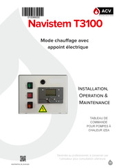 ACV Navistem T3100 Manuel D'installation