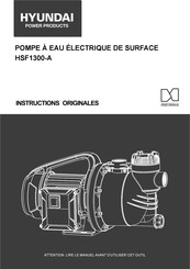 Hyundai power products HSF1300-A Instructions Originales