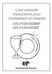 CONTINENTAL EDISON CELV1241DDBW Instructions Pour L'installation Et L'emploi