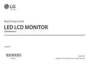 LG 32MR50C-B Guide D'installation Rapide