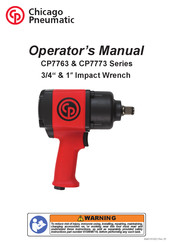 Chicago Pneumatic CP7773-6 Manuel De L'opérateur