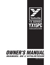 YORKVILLE YX15PC Manuel De L'utilisateur