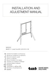 SMS Leddy Free NEC LED-E012i-108 Manuel D'installation Et De Réglage