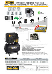nuair AIR SIL PRIME K30-270-7,5 SD Mode D'emploi