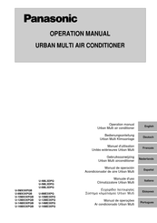 Panasonic Urban Multi U-5MX3XPQB Manuel D'utilisation