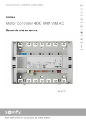 SOMFY Animeo 4DC KNX WM AC Manuel De Mise En Service