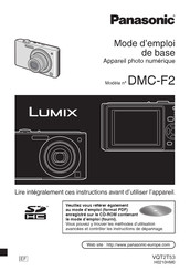 Panasonic LUMIX DMC-F2 Mode D'emploi