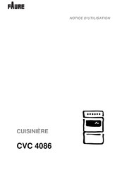 FAURE CVC 4086X Notice D'utilisation