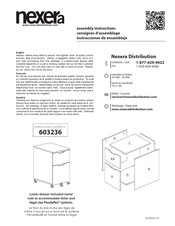 NEXERa 603236 Consignes D'assemblage