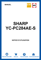 Sharp YC-PC254A Notice D'utilisation