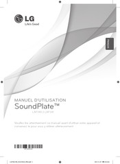 LG SoundPlate LAP340 Manuel D'utilisation