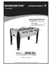 Sportcraft Interceptor 35940 WJ Instructions D'assemblage