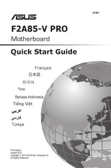 Asus F2A85-V PRO Guide De Démarrage Rapide