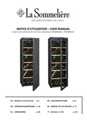 La Sommeliere VIP330PBLACK Manuel D'utilisation