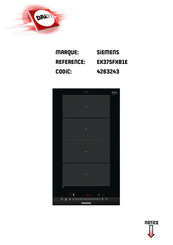 Siemens 4263243 Mode D'emploi