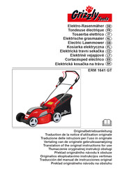 Grizzly Tools ERM 1641 GT Traduction De La Notice D'utilisation Originale