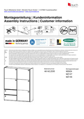 Rauch Sevilla 46142.2530 Instructions De Montage